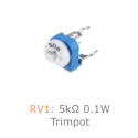 RV1: 5kΩ 0.1W Trimpot