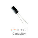 C2: 0.33µF Capacitor
