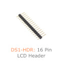 DS1-HDR: 16 Pin LCD Header