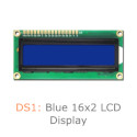 DS1: Blue 16x2 LCD Display
